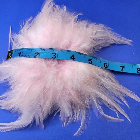 Light Pink Feathers Fascinator Pink Feathers Brooch Pin Pink Feather Accessory - Picture 5 of 7